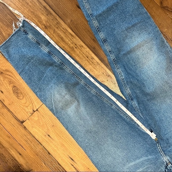 ASOS Raw Hem Straight Leg Jeans 32x30 I - Picture 3 of 7